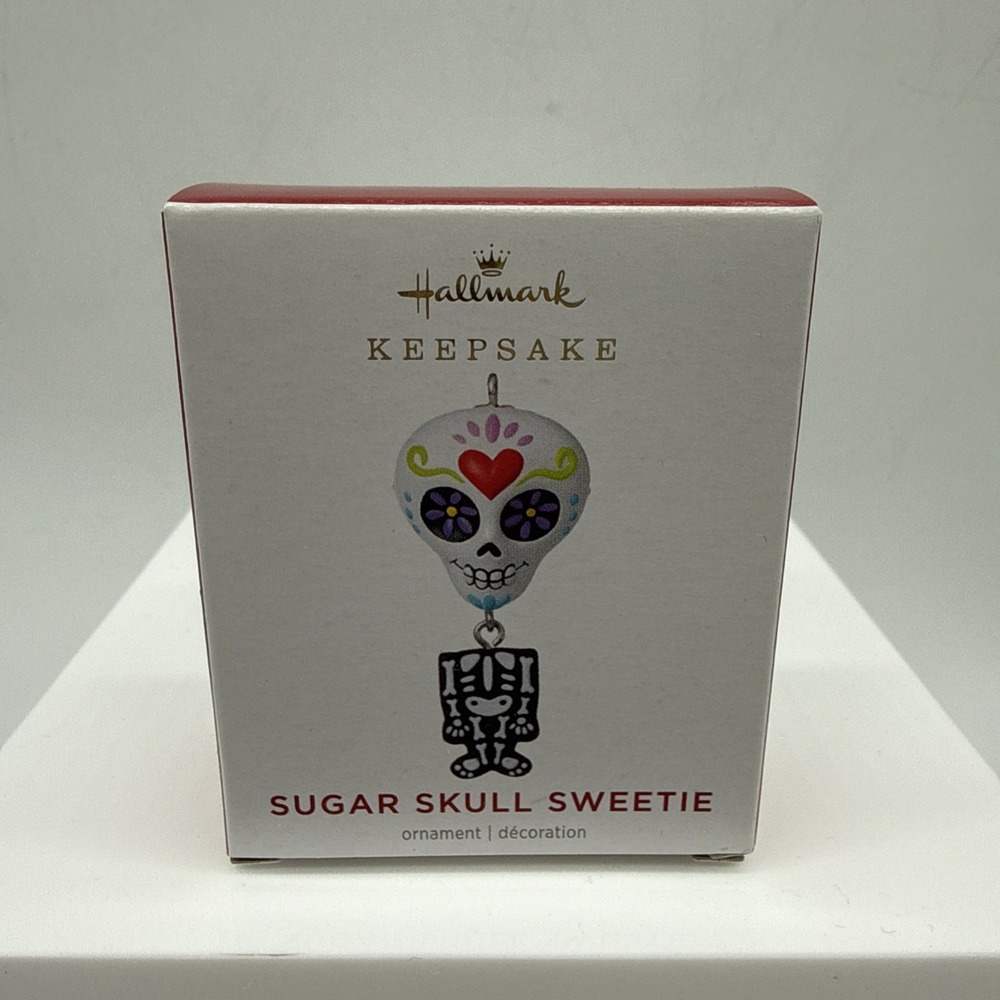 2021 Hallmark Keepsake Sugar Skull Sweetie Day of the Dead Miniature Ornament